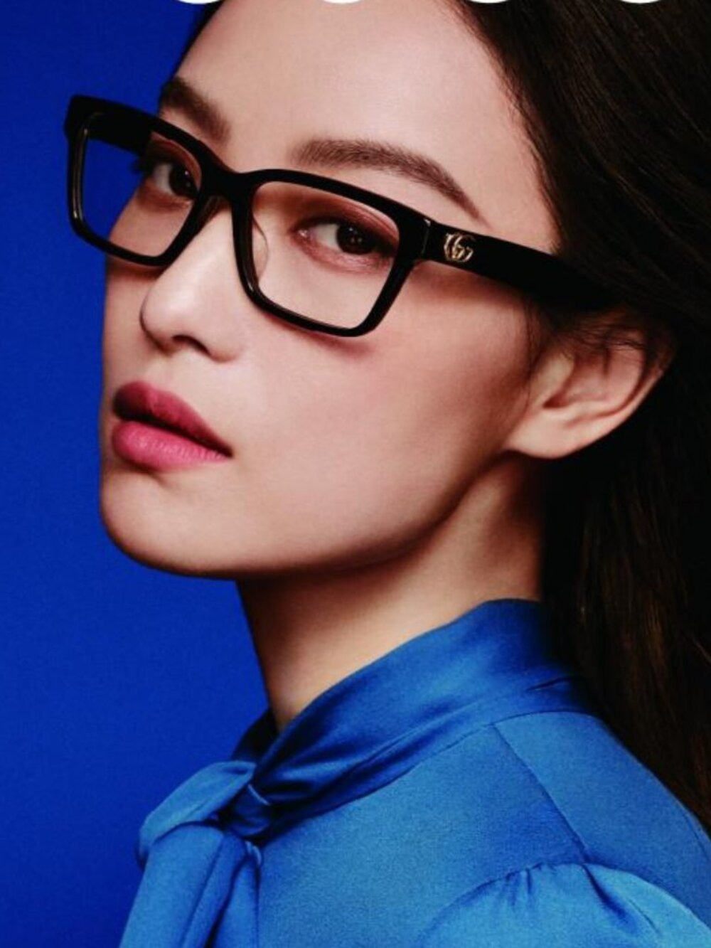 Gucci GG1476OK 002 Square Eyeglasses - Dark Havana 55mm - Picture 3 of 11